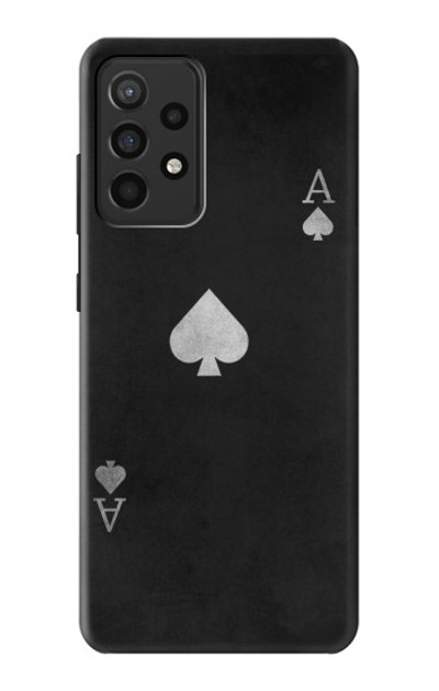 S3152 Black Ace of Spade Case Cover Custodia per Samsung Galaxy A52, Galaxy A52 5G