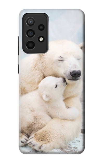S3373 Polar Bear Hug Family Case Cover Custodia per Samsung Galaxy A52, Galaxy A52 5G