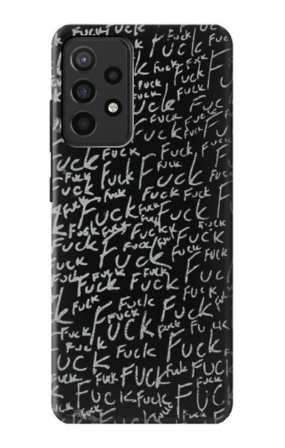 S3478 Funny Words Blackboard Case Cover Custodia per Samsung Galaxy A52, Galaxy A52 5G