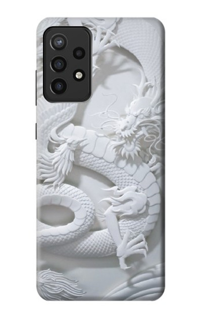 S0386 Dragon Carving Case Cover Custodia per Samsung Galaxy A72, Galaxy A72 5G
