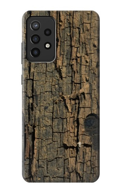 S0598 Wood Graphic Printed Case Cover Custodia per Samsung Galaxy A72, Galaxy A72 5G