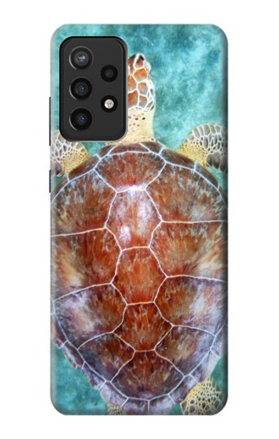 S1424 Sea Turtle Case Cover Custodia per Samsung Galaxy A72, Galaxy A72 5G