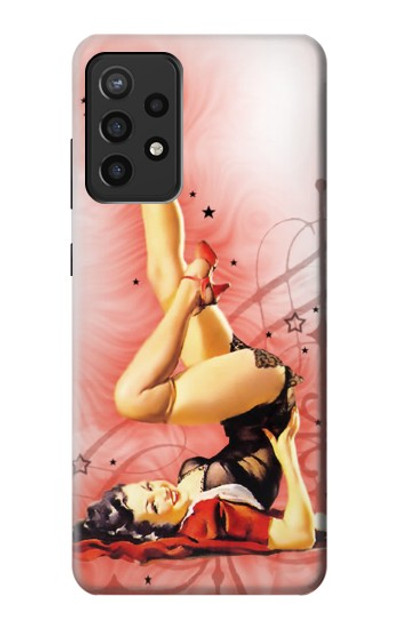 S1669 Pinup Girl Vintage Case Cover Custodia per Samsung Galaxy A72, Galaxy A72 5G