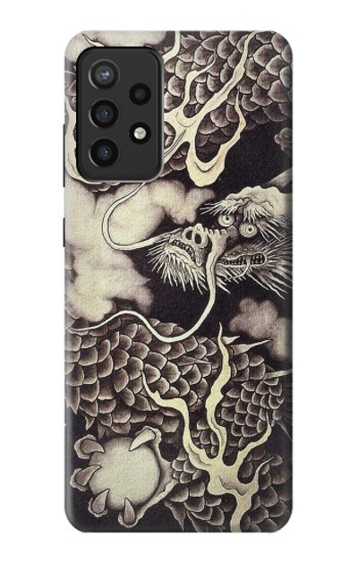 S2719 Japan Painting Dragon Case Cover Custodia per Samsung Galaxy A72, Galaxy A72 5G