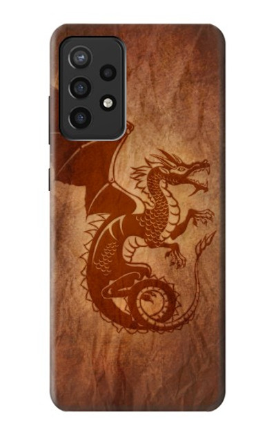 S3086 Red Dragon Tattoo Case Cover Custodia per Samsung Galaxy A72, Galaxy A72 5G