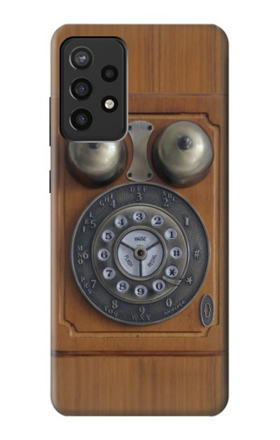 S3146 Antique Wall Retro Dial Phone Case Cover Custodia per Samsung Galaxy A72, Galaxy A72 5G