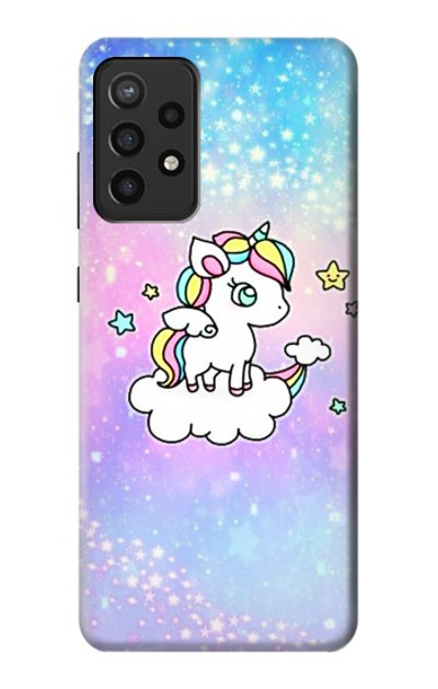 S3256 Cute Unicorn Cartoon Case Cover Custodia per Samsung Galaxy A72, Galaxy A72 5G