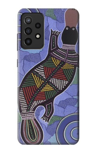 S3387 Platypus Australian Aboriginal Art Case Cover Custodia per Samsung Galaxy A72, Galaxy A72 5G