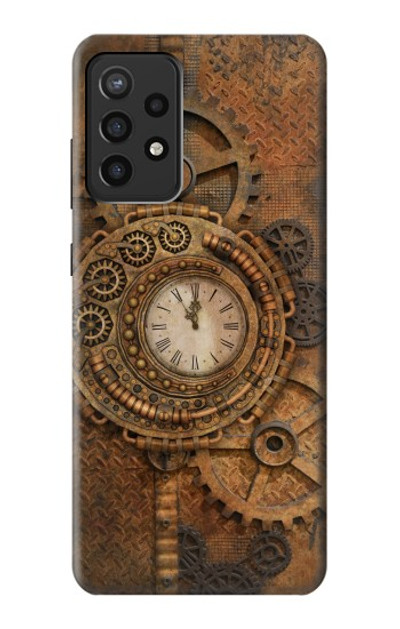 S3401 Clock Gear Steampunk Case Cover Custodia per Samsung Galaxy A72, Galaxy A72 5G