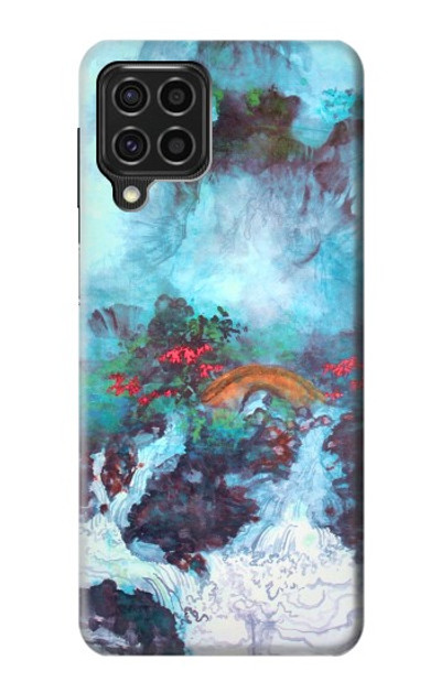 S2724 White Dragon Pool Lui Haisu Case Cover Custodia per Samsung Galaxy F62