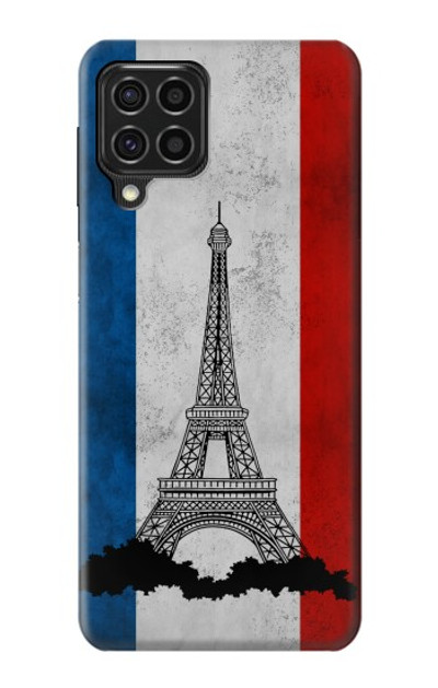 S2859 Vintage France Flag Eiffel Tower Case Cover Custodia per Samsung Galaxy F62