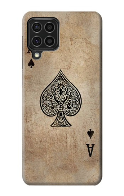 S2928 Vintage Spades Ace Card Case Cover Custodia per Samsung Galaxy F62