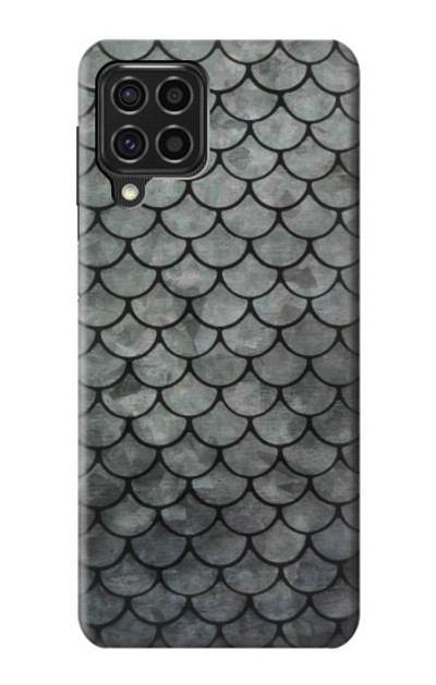 S2950 Silver Fish Scale Case Cover Custodia per Samsung Galaxy F62