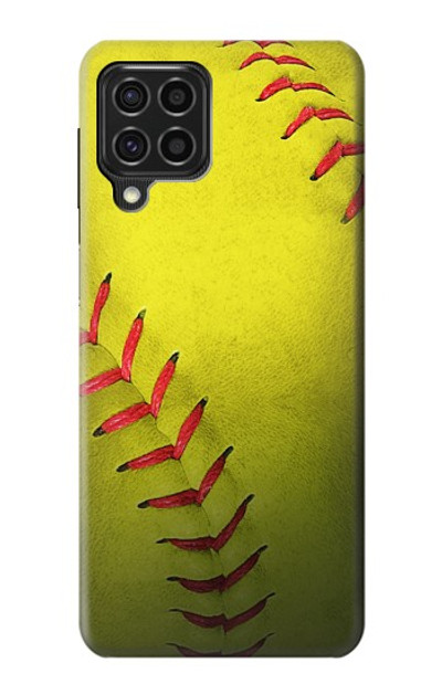 S3031 Yellow Softball Ball Case Cover Custodia per Samsung Galaxy F62