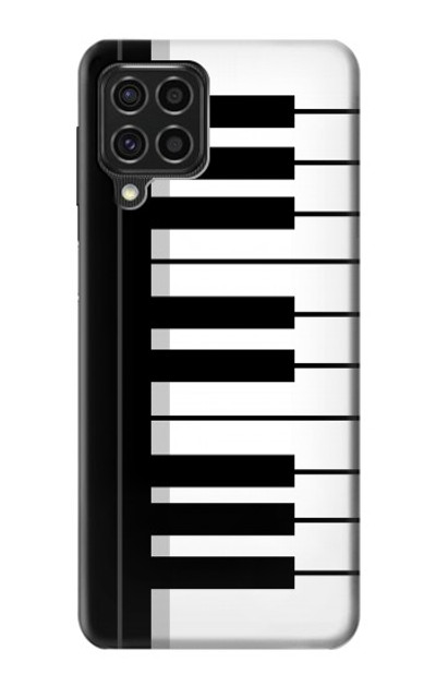 S3078 Black and White Piano Keyboard Case Cover Custodia per Samsung Galaxy F62