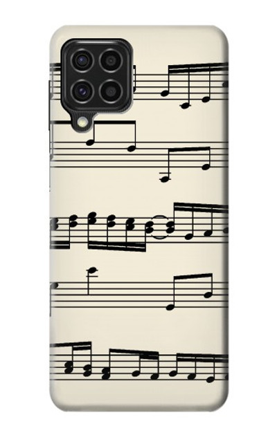 S3082 Music Sheet Case Cover Custodia per Samsung Galaxy F62