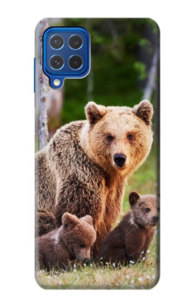 S3558 Bear Family Case Cover Custodia per Samsung Galaxy M62