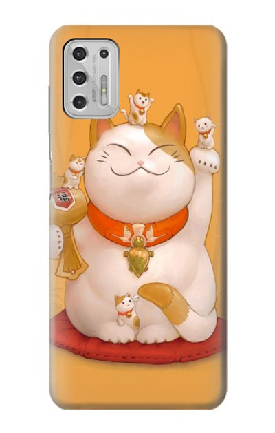 S1217 Maneki Neko Lucky Cat Case Cover Custodia per Motorola Moto G Stylus (2021)