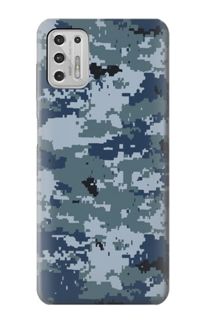 S2346 Navy Camo Camouflage Graphic Case Cover Custodia per Motorola Moto G Stylus (2021)