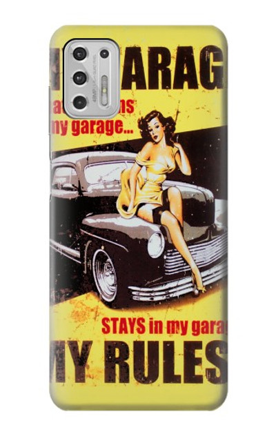 S3198 My Garage Pinup Girl Case Cover Custodia per Motorola Moto G Stylus (2021)