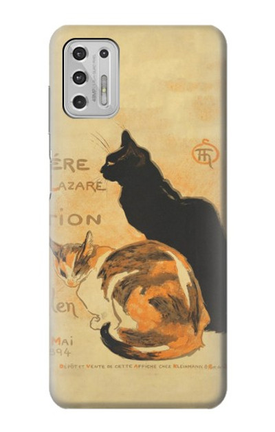 S3229 Vintage Cat Poster Case Cover Custodia per Motorola Moto G Stylus (2021)