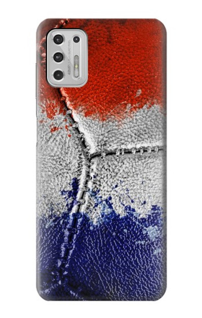 S3304 France Flag Vintage Football Graphic Case Cover Custodia per Motorola Moto G Stylus (2021)