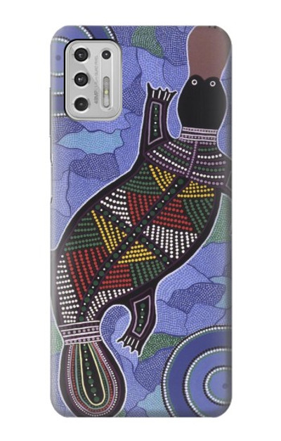 S3387 Platypus Australian Aboriginal Art Case Cover Custodia per Motorola Moto G Stylus (2021)