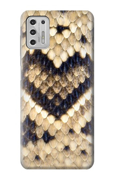 S3417 Diamond Rattle Snake Graphic Print Case Cover Custodia per Motorola Moto G Stylus (2021)