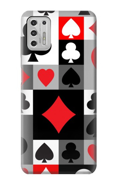 S3463 Poker Card Suit Case Cover Custodia per Motorola Moto G Stylus (2021)