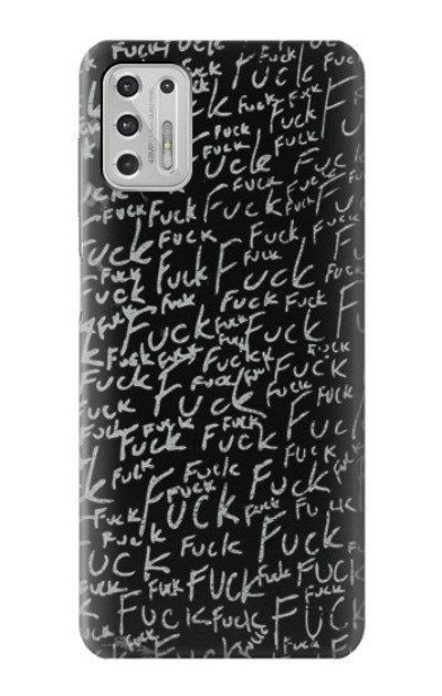 S3478 Funny Words Blackboard Case Cover Custodia per Motorola Moto G Stylus (2021)