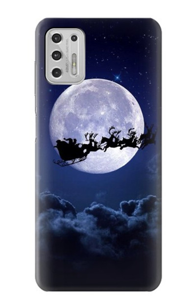 S3508 Xmas Santa Moon Case Cover Custodia per Motorola Moto G Stylus (2021)