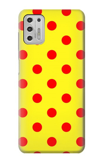 S3526 Red Spot Polka Dot Case Cover Custodia per Motorola Moto G Stylus (2021)