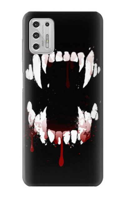 S3527 Vampire Teeth Bloodstain Case Cover Custodia per Motorola Moto G Stylus (2021)