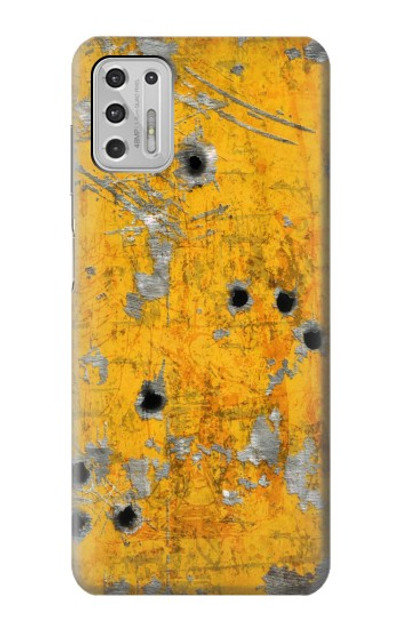 S3528 Bullet Rusting Yellow Metal Case Cover Custodia per Motorola Moto G Stylus (2021)