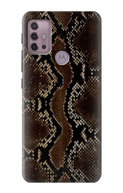 S0553 Snake Skin Case Cover Custodia per Motorola Moto G30, G20, G10