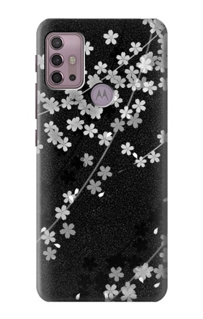 S2544 Japanese Kimono Style Black Flower Pattern Case Cover Custodia per Motorola Moto G30, G20, G10 S2544 Japanese Kimono Style Black Flower Pattern Case Cover Custodia per Motorola Moto G30, G20, G10