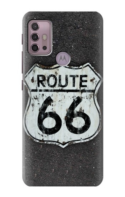 S3207 Route 66 Sign Case Cover Custodia per Motorola Moto G30, G20, G10