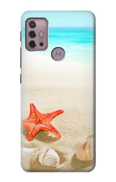 S3212 Sea Shells Starfish Beach Case Cover Custodia per Motorola Moto G30, G20, G10