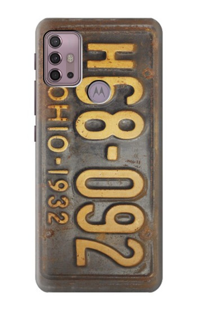 S3228 Vintage Car License Plate Case Cover Custodia per Motorola Moto G30, G20, G10