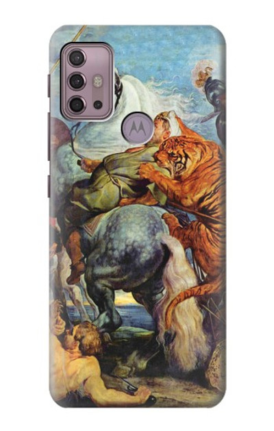 S3331 Peter Paul Rubens Tiger und Lowenjagd Case Cover Custodia per Motorola Moto G30, G20, G10