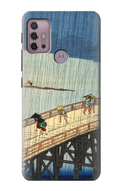 S3347 Utagawa Hiroshige Sudden shower Case Cover Custodia per Motorola Moto G30, G20, G10