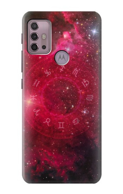 S3368 Zodiac Red Galaxy Case Cover Custodia per Motorola Moto G30, G20, G10