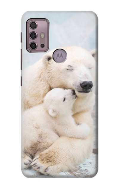 S3373 Polar Bear Hug Family Case Cover Custodia per Motorola Moto G30, G20, G10