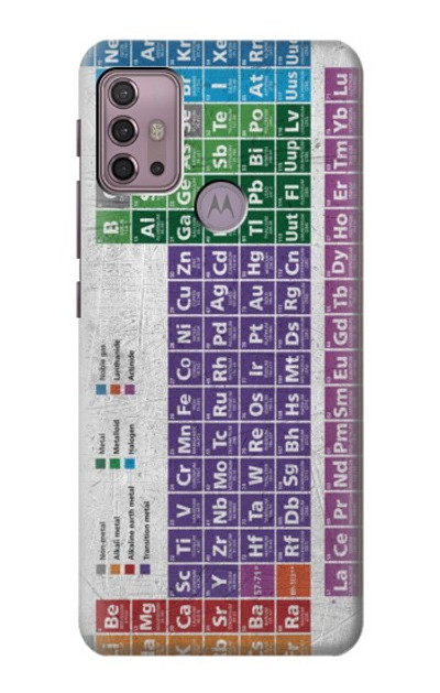 S3383 Periodic Table Case Cover Custodia per Motorola Moto G30, G20, G10