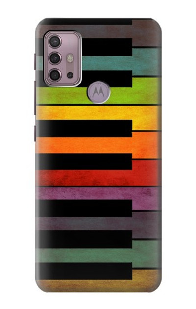 S3451 Colorful Piano Case Cover Custodia per Motorola Moto G30, G20, G10