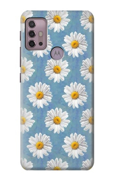 S3454 Floral Daisy Case Cover Custodia per Motorola Moto G30, G20, G10