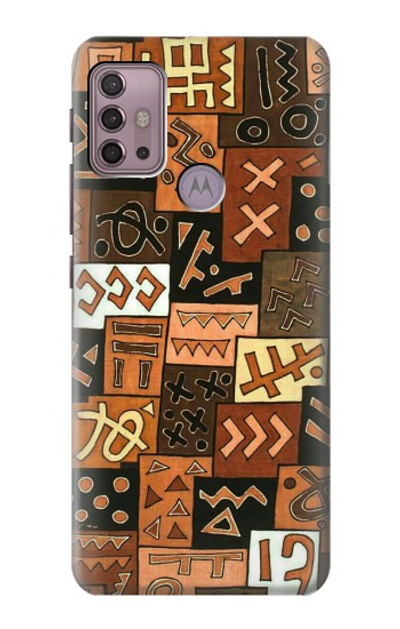 S3460 Mali Art Pattern Case Cover Custodia per Motorola Moto G30, G20, G10