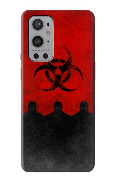 S2917 Biohazards Virus Red Alert Case Cover Custodia per OnePlus 9 Pro