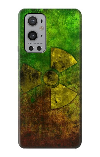 S3202 Radioactive Nuclear Hazard Symbol Case Cover Custodia per OnePlus 9 Pro