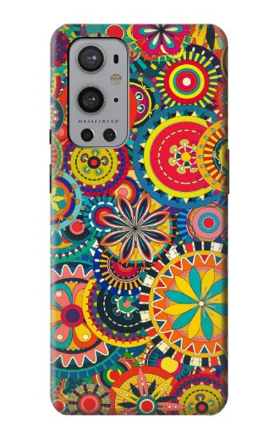 S3272 Colorful Pattern Case Cover Custodia per OnePlus 9 Pro